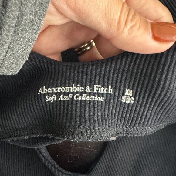 2/$30 Abercrombie & Fitch Soft Knit Cutout Bodysuit Black Large #BAG2 - Picture 8 of 10